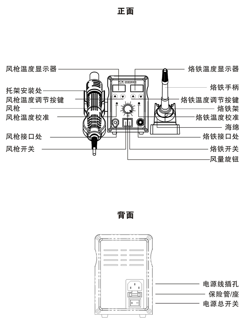 熱風(fēng)拆焊臺(tái)